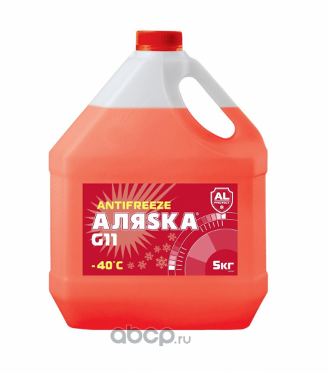 Антифриз 40 G11 готовый -40C красный 5 кг